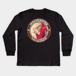 Skeksis Coffee (folgers version) Kids Long Sleeve T-Shirt